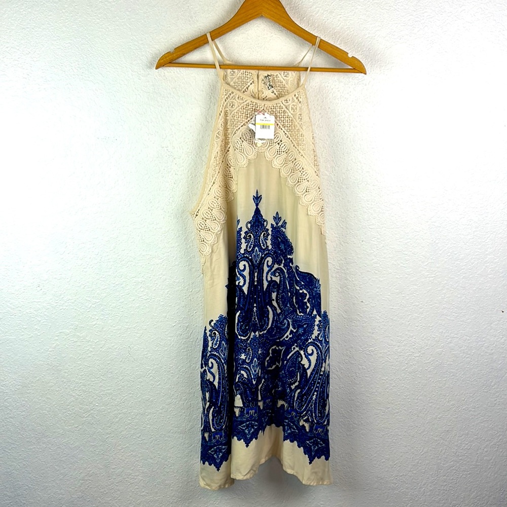 NWT Free People Intimately Shea Printed Mini Dress - Picture 11 of 15